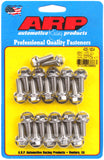 ARP BB Chevy1-pc Oil Pan Gasket w/ Alum Timing Cover Hex Bolt Kit