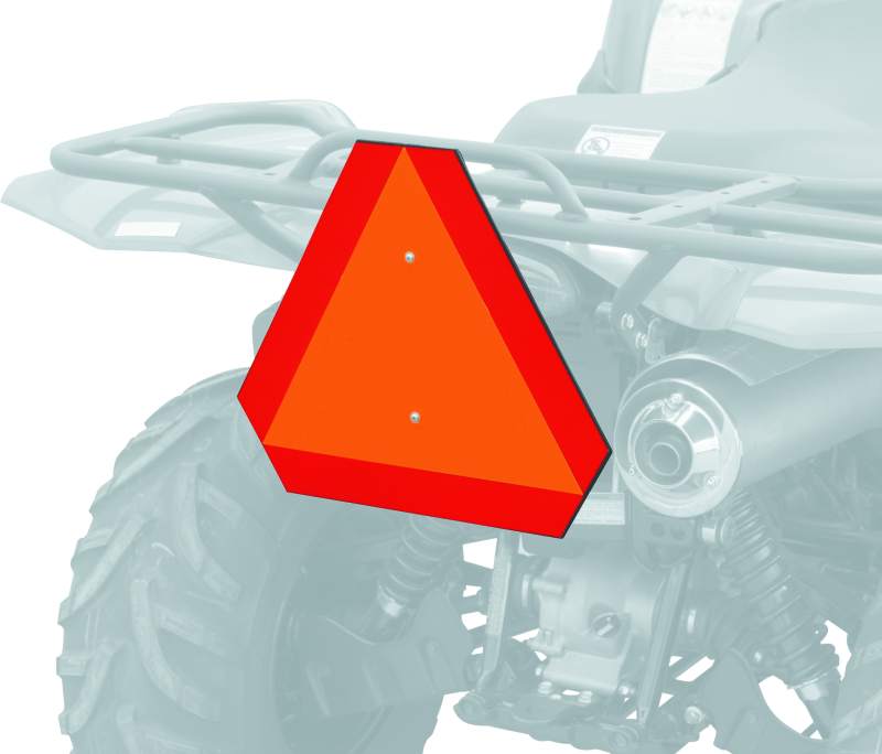 Quadoss ATV Safety Emblem - Orange