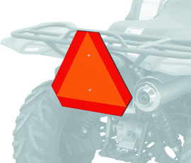 QuadBoss ATV Safety Emblem - Orange