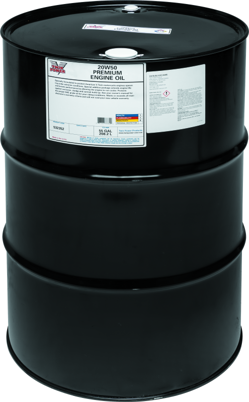 Twin Power 20W50 Premium Oil 55 Gallon Drum