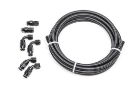 Radium Engineering 8AN Universal PTFE Hose Kit - Black Carbon