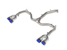 Load image into Gallery viewer, aFe 22-24 Kia Forte GT 1.6L 3in-2.5in 304 Stainless Steel Axle-Back Exhaust w/ Blue Flame Tips