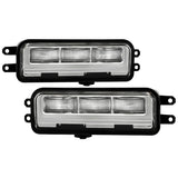 Spyder 22-24 Toyota Tundra OEM Full LED Fog Lights w/Switch - Clear (FL-CL-TTU2022-LED-C)
