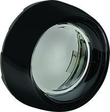 Load image into Gallery viewer, Kuryakyn Deep Dish Bezel For Bullet Turn Signals Smoke Lens Gloss Black