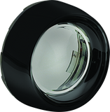 Kuryakyn Deep Dish Bezel For Bullet Turn Signals Smoke Lens Gloss Black