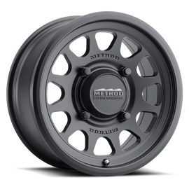 Method MR414 Bead Grip 15x7 / 5+2/38mm Offset / 5x4.5 / 76mm CB Matte Black Wheel