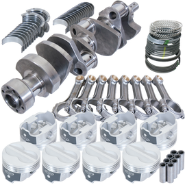 Eagle Chevy 350 1Pc 3.750in Crank 5.700in I-Beam Rods -10cc 4.040in Pistons Rotating Assembly