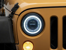 Load image into Gallery viewer, Raxiom 07-18 Jeep Wrangler JK Axial Series 7-In Dragon Eye LED Headlights- Blk Housing (Clear Lens)
