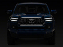 Load image into Gallery viewer, Raxiom 16-23 Toyota Tacoma w/ Factory Halogen DRL LED Headlights- Blk Housing (Clear Lens)