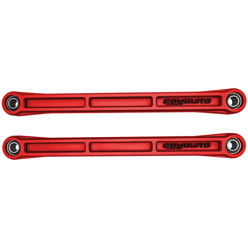 Camburg Ford Bronco 21-23 KINETIK Series Rear Billet Lower Trailing Arm Kit (Red)