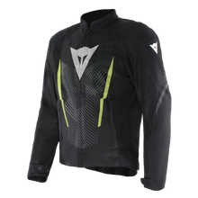Load image into Gallery viewer, Dainese Herosphere Air Tex Jacket Black/White/Yellow Fluorescent Size - 62