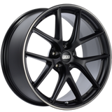 BBS CI-R 20x9 5x112 ET39 Satin Black Polished Rim Protector Wheel -82mm PFS/Clip Required