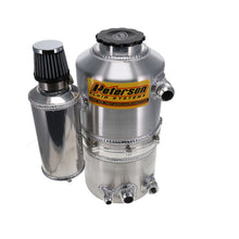 Load image into Gallery viewer, Peterson Fluid Systems Tank Drag 2.3 Gallon -16AN Single Return w/ Catch Can