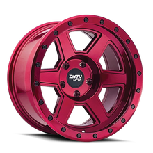 Load image into Gallery viewer, Dirty Life Compound 9315 20x10 / 8x165.1 BP / -25mm Offset / 125.2mm Hub Crimson Candy Red Wheel