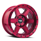 Dirty Life Compound 9315 20x10 / 8x165.1 BP / -25mm Offset / 125.2mm Hub Crimson Candy Red Wheel