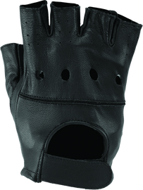 Kuryakyn Leather By River Road Diamond Shorty Gloves Black Womens - XL