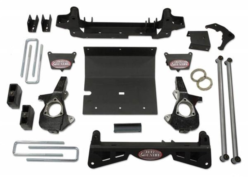 Tuff Country 01-06 Silverado 3500 4X4 6in Lift Kit (w/3pc Sub Frm incl. Dually Models No Shocks) - GTR Auto