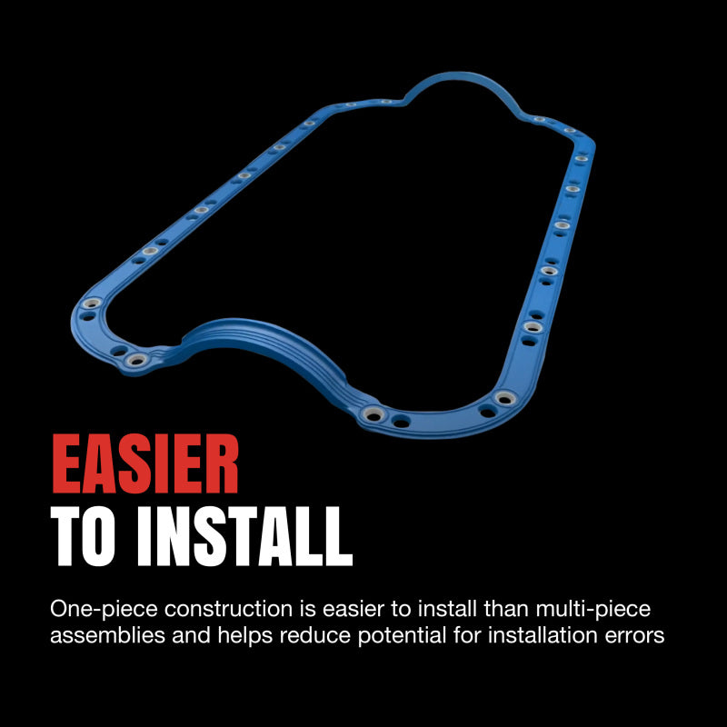 Fel-Pro Chevrolet C10 Engine Oil Pan Gasket Set PermaDryPlus rigid carrier, Oil Pan SnapUps Included