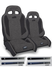 Load image into Gallery viewer, PRP 03-06 Jeep Wrangler TJ Enduro Elite Suspension Seat Crawl Edition - Gray (Pair)