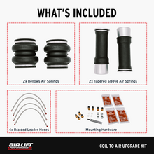 Load image into Gallery viewer, Air Lift 14-24 Infiniti Q50 (w/ Ball Lower Mount) Coil to Air Upgrade Kit