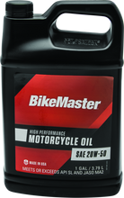 Load image into Gallery viewer, BikeMaster 20W50 Performance Oil - Gallon