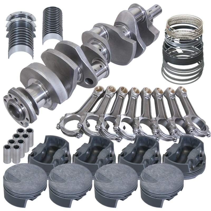 Eagle Chevy 454 1Pc 4.250in Crank 6.385in I-Beam Rod -3cc Flat Top 4.280in Pistons Rotating Assembly