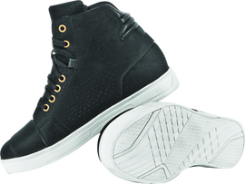 Speed and Strength Mad Dash Leather Shoes Black/White Womens Size - 7