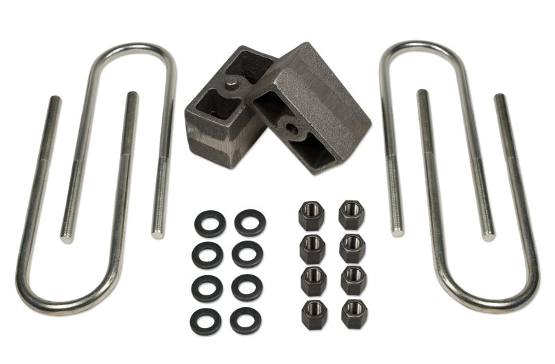 Tuff Country 87-01 Jeep Cherokee 4wd (w/ 2.75in Rear axle) 3in Rear Block & U-Bolt Kit