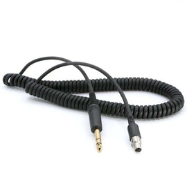 Rugged Radios Firetruck Intercom Headset Coil Cord for 1/4 Style Jacks & FHS Headset