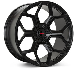 Vossen x Novitec NL5-5L 22x12.5in - 5x120 BP - ET34 - Satin Black Lamborghini Revuelto Rear Wheel