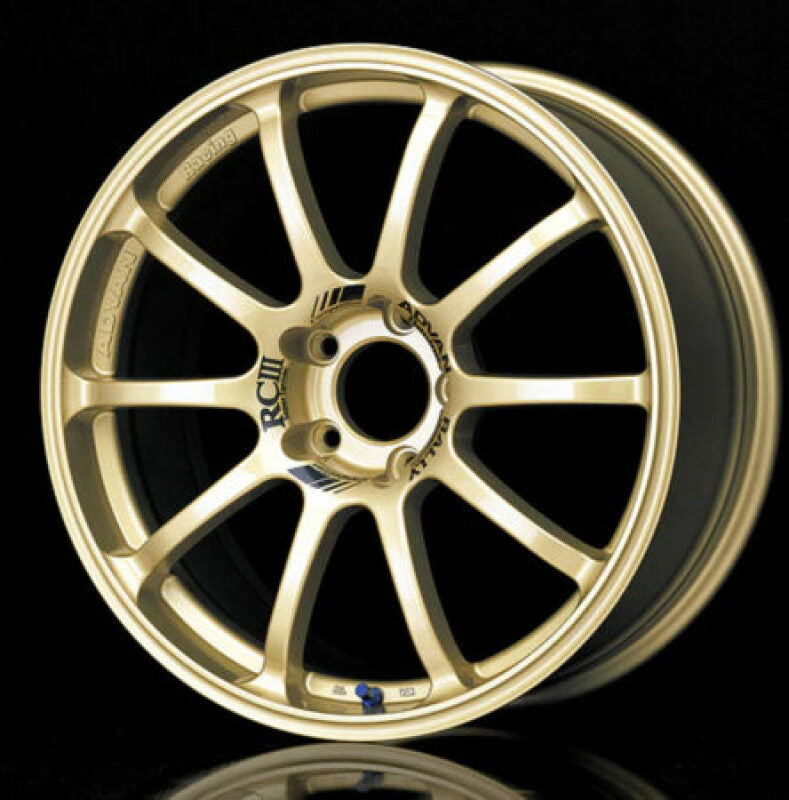 Advan RCIII 18x7.5 +45mm 5-114.3 Racing Gold Wheel