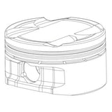 CP Piston Skirt & Dome Piston Coating Package (Per Piston)