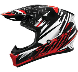 THH Helmets T710XR Assault White/Red - Large