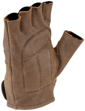 Load image into Gallery viewer, Kuryakyn Leather By River Road Buster Vintage Shorty Gloves Black - 3XL