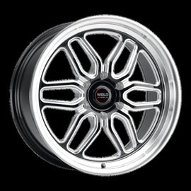 Weld Racing 20x7 Laguna 6 Drag 6x139.7 ET13 BS4.50 Gloss BLK MIL DIA 106.1