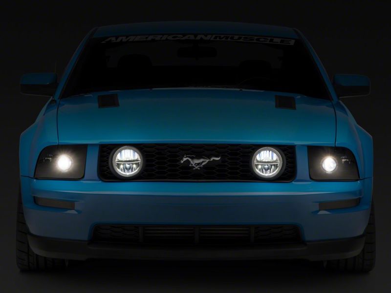 Raxiom05-09 Ford Mustang GT Axial Series LED Halo Fog Lights