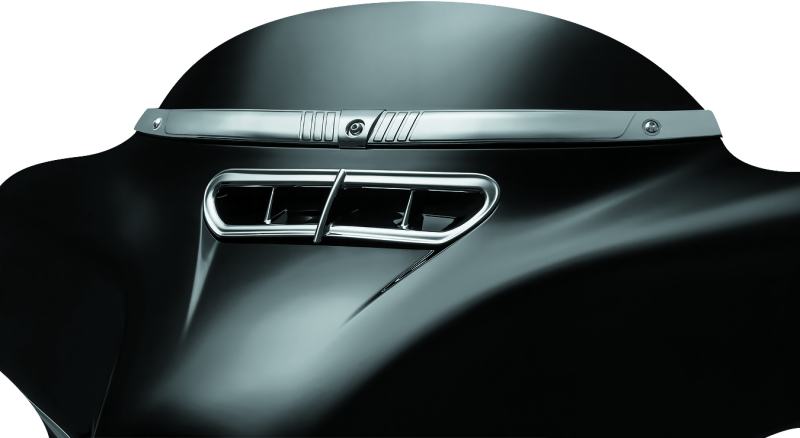 Kuryakyn Tri-Line Windshield Trim Chrome