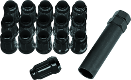 QuadBoss Spline Lug Nuts 12x1.5 - Black