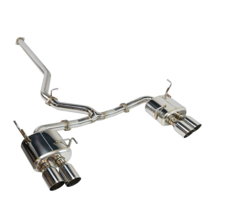 Remark 22+ Subaru WRX (VB) Sports Touring Spec - 4in. SS Quad Tips (Non-Resonated)
