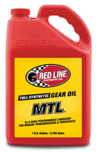 Load image into Gallery viewer, Red Line MTL 75W80 GL-4 Gear Oil - Gallon