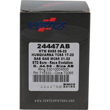 Load image into Gallery viewer, Vertex Piston 09-24 KTM 65 SX 65cc Cast Race Evolution Piston Kit