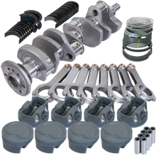 Load image into Gallery viewer, Eagle Chevy 350 3.750in Crank 6.000in H-Beam -16cc Inv Dome 4.040in Pistons Balanced Assembly