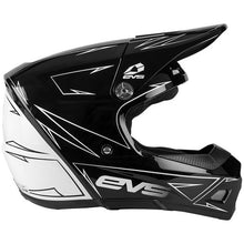 Load image into Gallery viewer, EVS T3 Pinner Helmet 50-50 Black/White Youth - Large