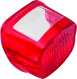 Bikers Choice 73-98 Big Twin And Sportster Replacement Taillight Lens Red Replaces H-D 68034-77