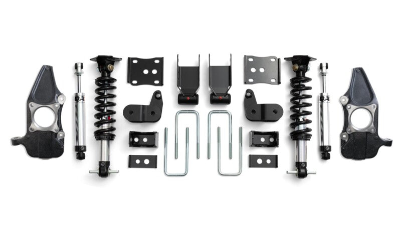 QA1 15-20 Ford F150 4WD Lowering Kit w/ Spindles Single Adjustable 3.5in-5.5in