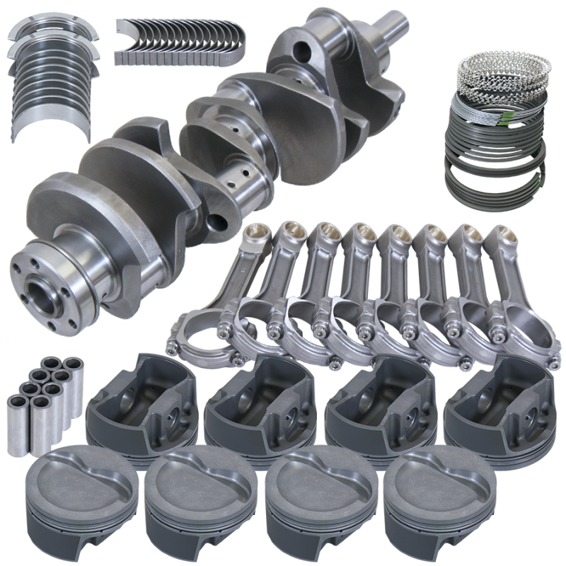 Eagle Ford 351W 4.000in Crank 6.250in I-Beam Rods -20cc Inv Dome 4.040in Pistons Rotating Assembly