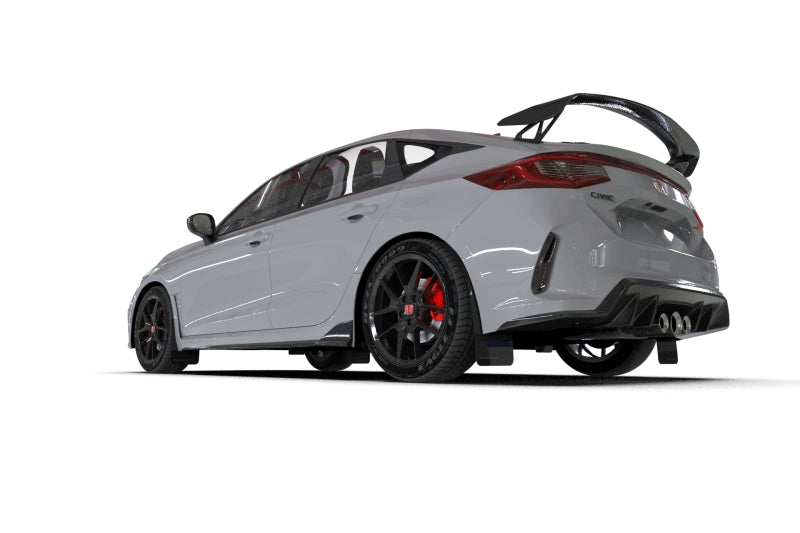 Rally Armor 23-24 Honda Civic Type R Black Mud Flap Red Logo