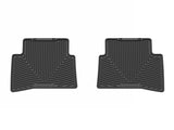 WeatherTech 19-25 Lexus UX Hybrid / 19-22 UX Rear All-Weather Floor Mats - Black