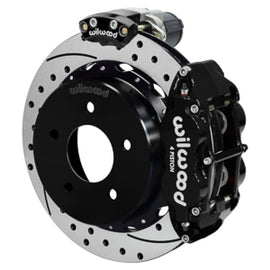 Wilwood 88-98 GM C1500 Superlite Rear Elec. Parking Brake Kit 12.88in SRP Rotor 3.25in Offset - Blk
