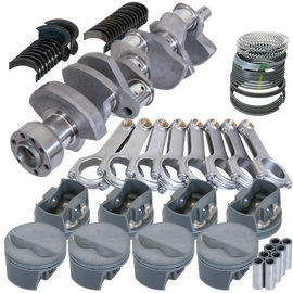 Eagle Chevy LT1 350 1Pc 3.480in Crank 5.700in H-Beam -5cc Flat Top 4.060in Pistons Rotating Assembly